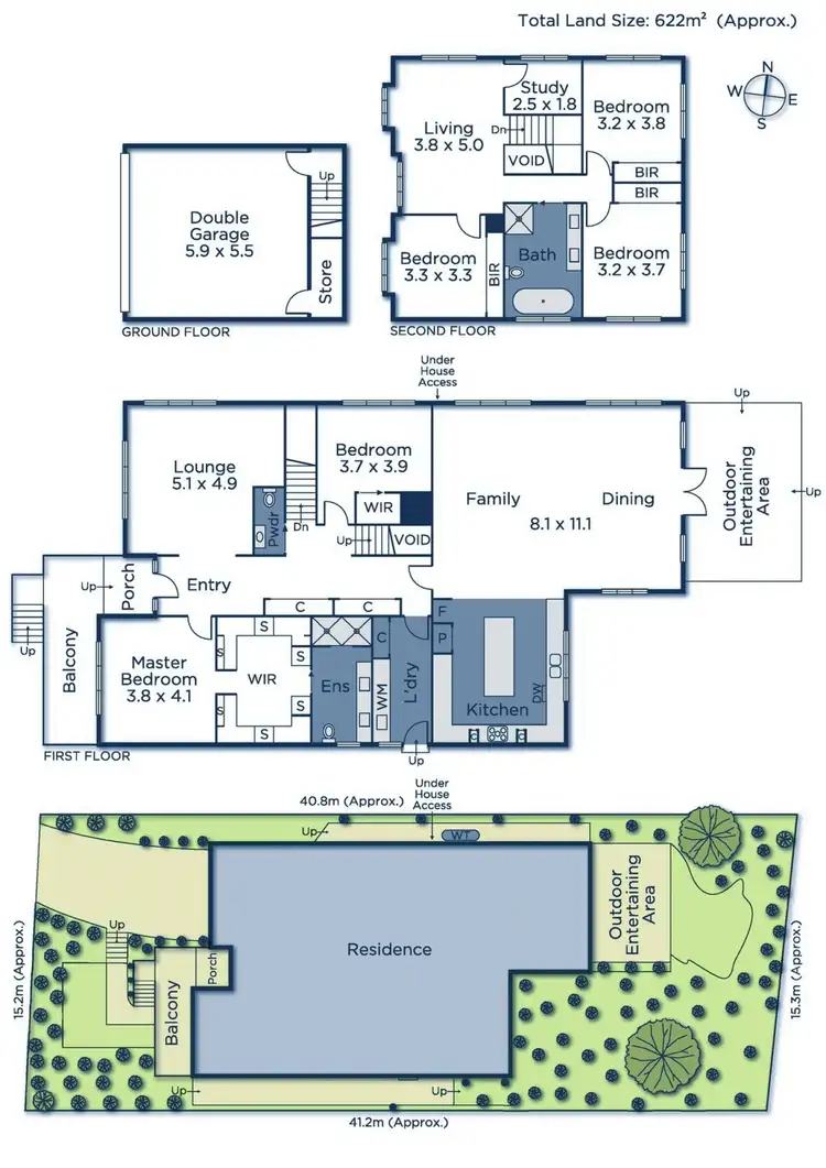 Floorplan of Homely house listing, 11 Dawe Road, Mitcham VIC 3132