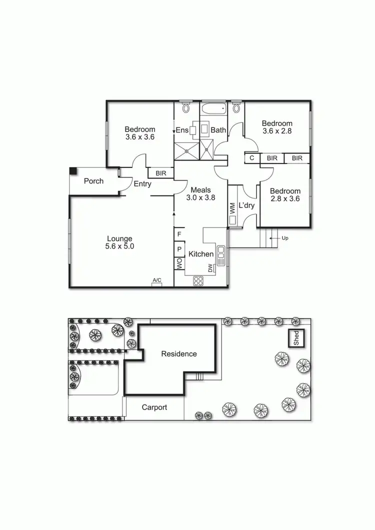 Floorplan of Homely house listing, 5 Dalbeattie Drive, Clarinda VIC 3169