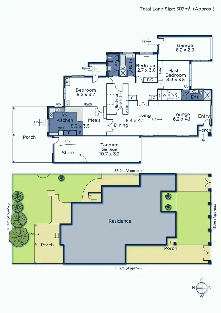 Floorplan of Homely house listing, 41 Parkmore Road, Forest Hill VIC 3131