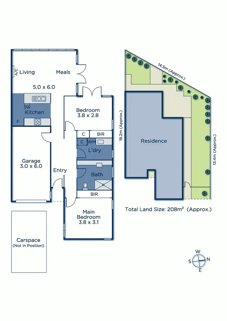 Floorplan of Homely unit listing, 9/1 Nartanda Court, Doncaster East VIC 3109