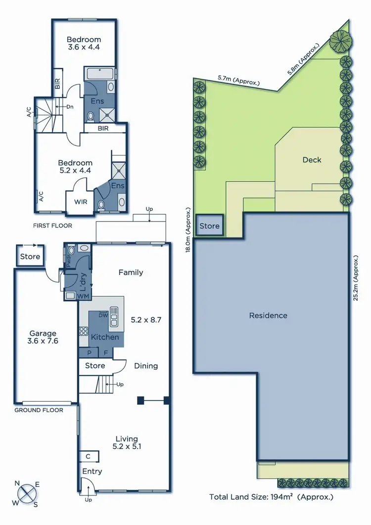 Floorplan of Homely townhouse listing, 4/227 Mitcham Road, Mitcham VIC 3132
