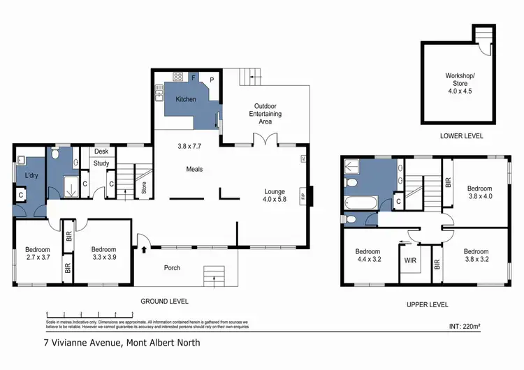 Floorplan of Homely house listing, 7 Vivianne Avenue, Mont Albert North VIC 3129