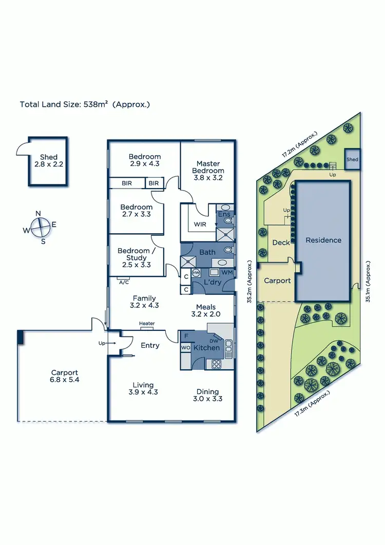Floorplan of Homely house listing, 79 Vicki Street, Forest Hill VIC 3131