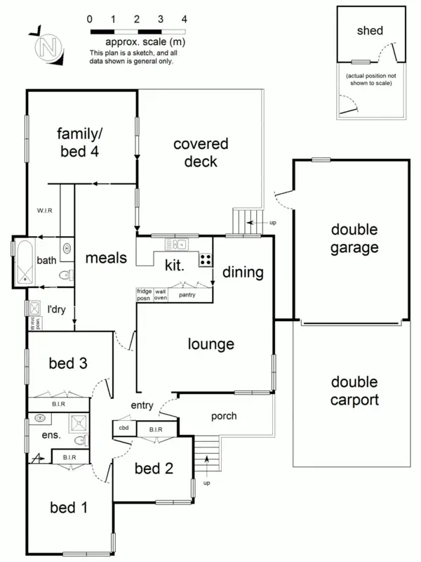 Floorplan of Homely house listing, 43 Lockhart Road, Ringwood North VIC 3134