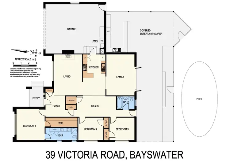 Floorplan of Homely house listing, 39 Victoria Road, Bayswater VIC 3153