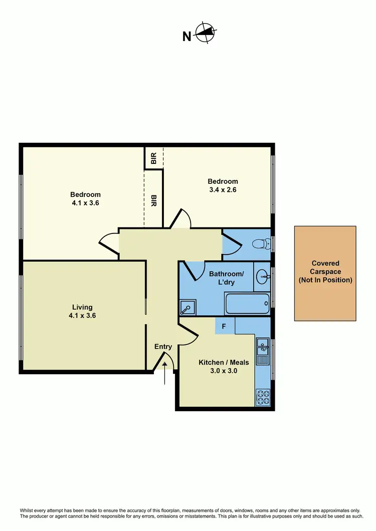 Floorplan of Homely apartment listing, 6/4 Empire Street, Footscray VIC 3011
