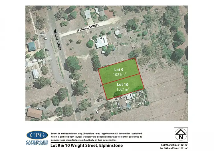 Floorplan of Homely land listing, CA's 9 & 10 Section 2, Wright Street, Elphinstone VIC 3448
