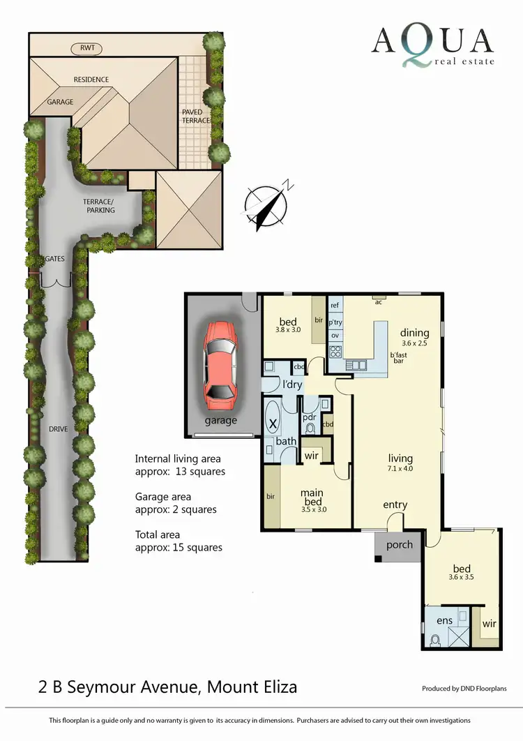 Floorplan of Homely unit listing, 2b Seymour Avenue, Mount Eliza VIC 3930