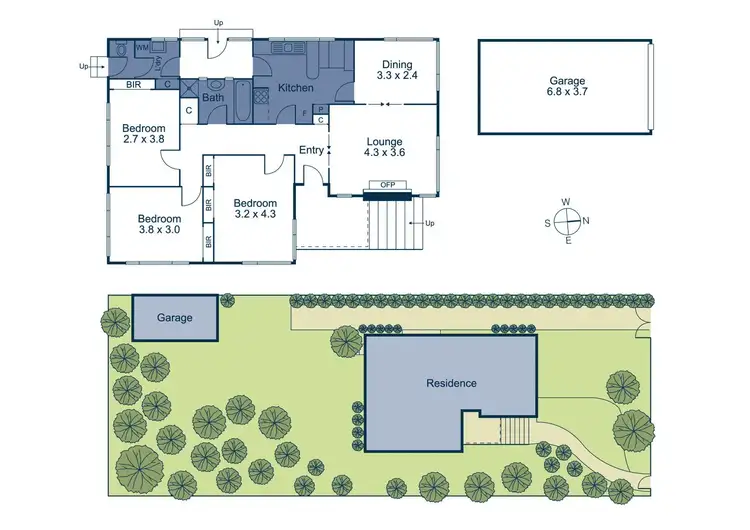 Floorplan of Homely house listing, 21 Howard Street, Box Hill VIC 3128