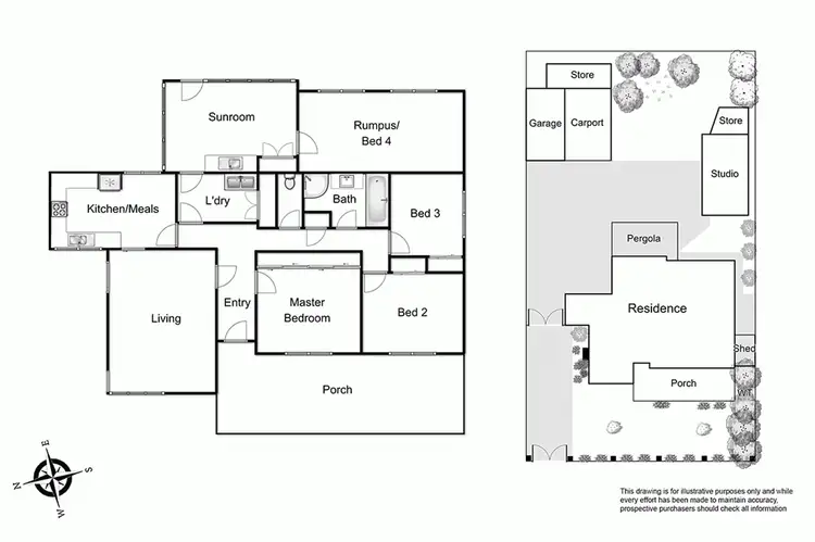 Floorplan of Homely house listing, 9 Vizard Street, Dandenong VIC 3175