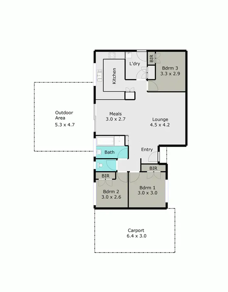 Floorplan of Homely house listing, 110 Edwards Street, Sebastopol VIC 3356