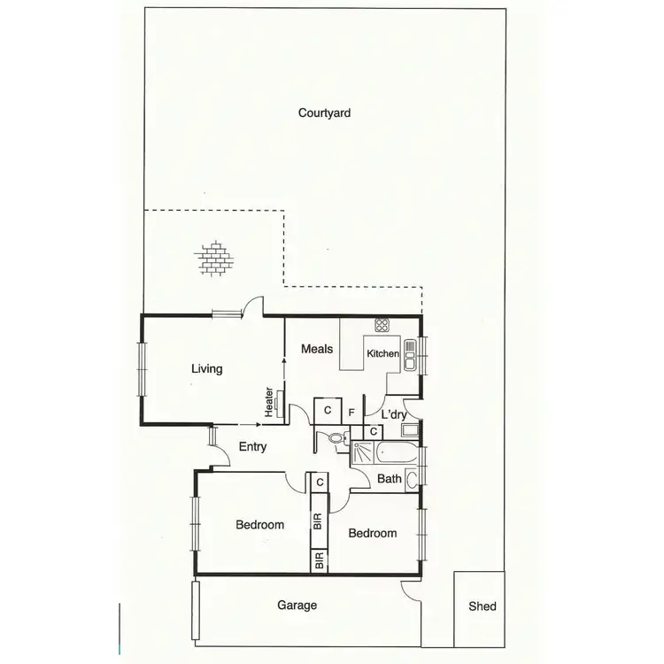 Floorplan of Homely unit listing, 12/27 Mernda Avenue, Carnegie VIC 3163