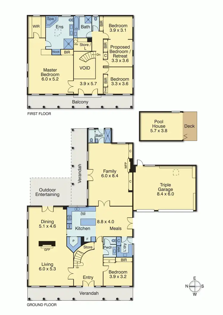 Floorplan of Homely house listing, 58 Watts Parade, Mount Eliza VIC 3930