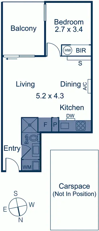 Floorplan of Homely apartment listing, 112/2 Queen Street, Blackburn VIC 3130