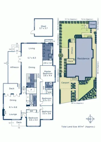 Floorplan of Homely house listing, 81 Percy Street, Mitcham VIC 3132