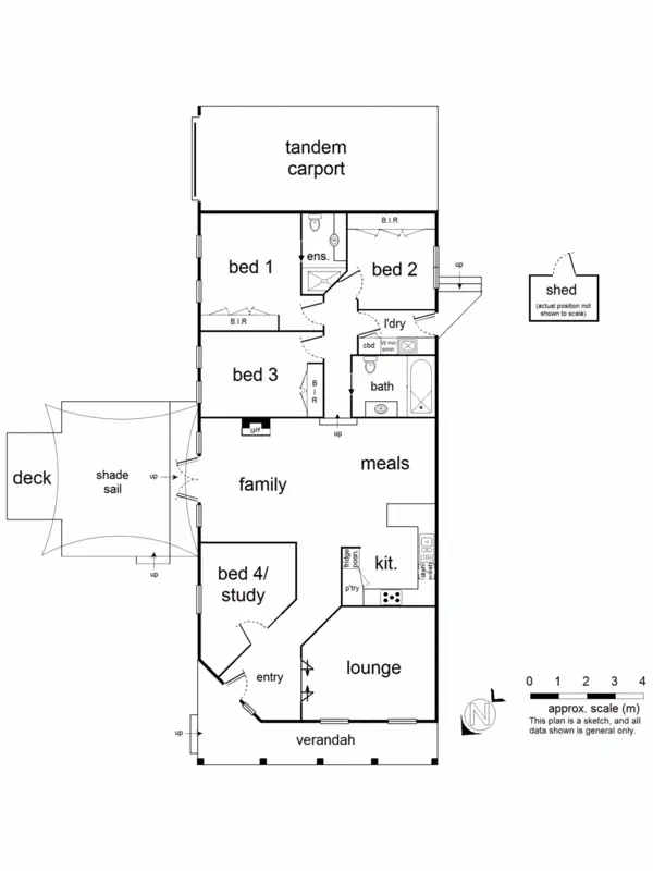 Floorplan of Homely house listing, 58 Avington Crescent, Boronia VIC 3155