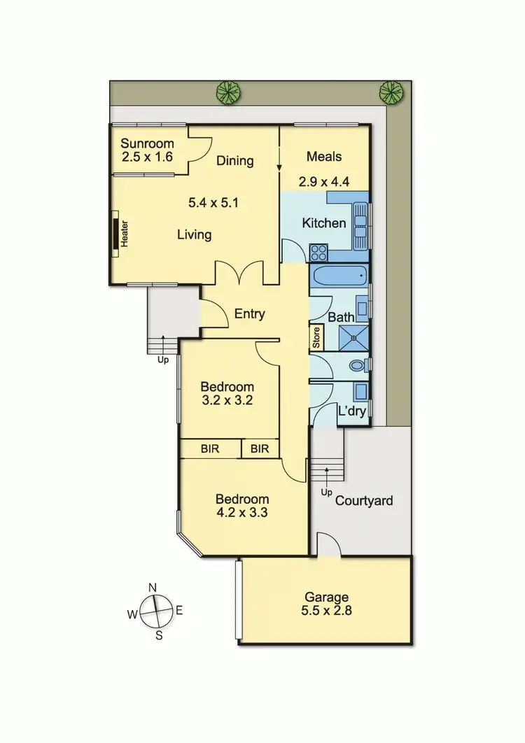 Floorplan of Homely apartment listing, 2/22 Seymour Grove, Camberwell VIC 3124