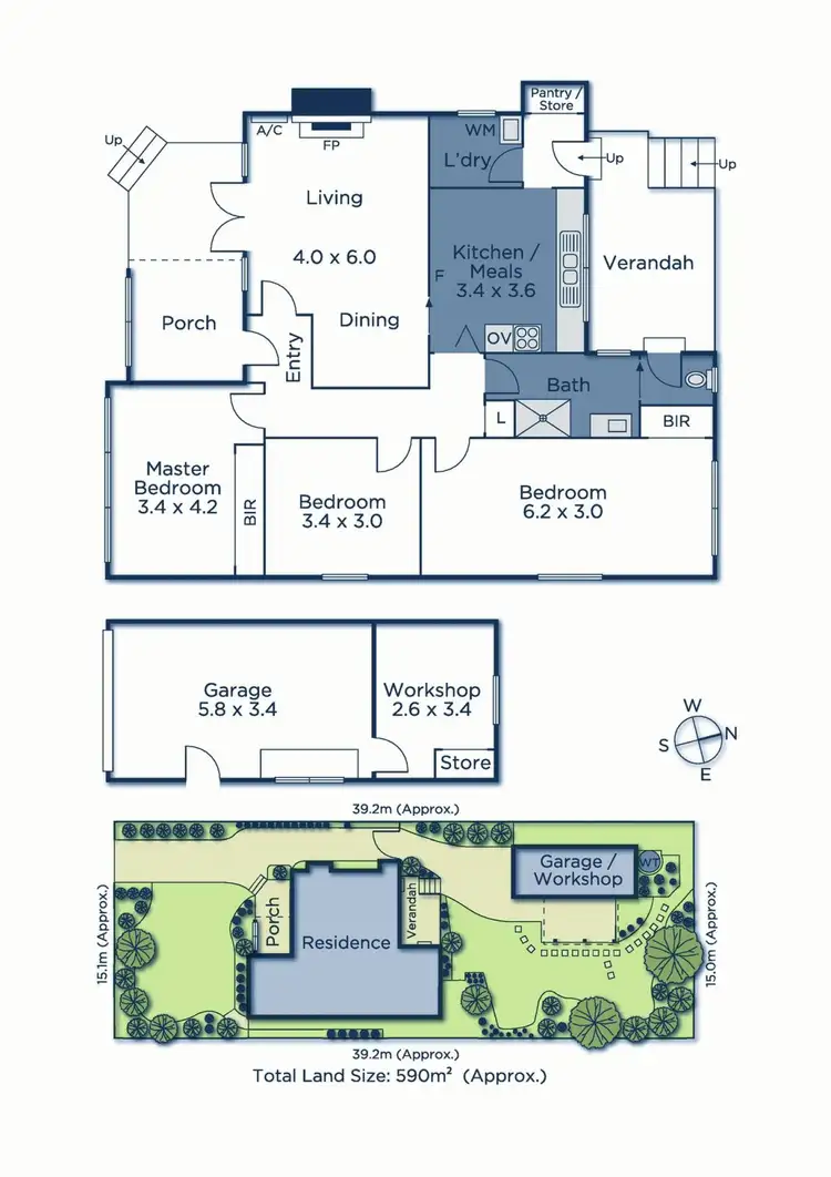 Floorplan of Homely house listing, 37 Romoly Drive, Forest Hill VIC 3131
