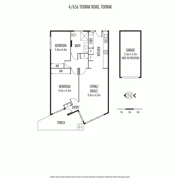 Floorplan of Homely apartment listing, 4/656 Toorak Road, Toorak VIC 3142
