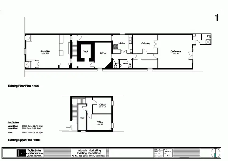 Floorplan of Homely townhouse listing, 155 Barker Street, Castlemaine VIC 3450