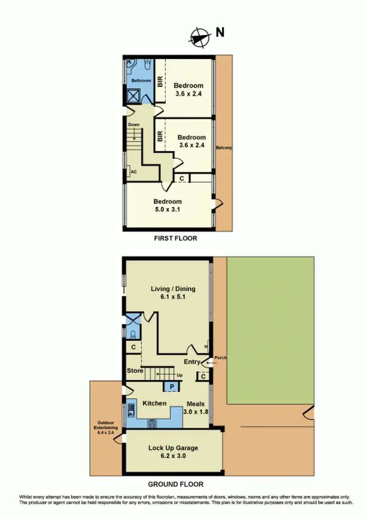 Floorplan of Homely townhouse listing, 5/6 Blyth Street, Altona VIC 3018