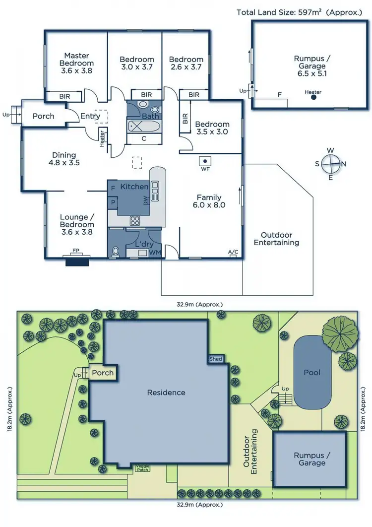 Floorplan of Homely house listing, 45 Greville Street, Oakleigh VIC 3166