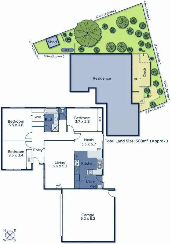 Floorplan of Homely unit listing, 15/14 Justina Street, Blackburn VIC 3130