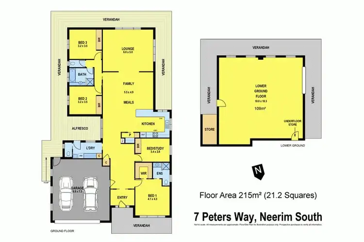 Floorplan of Homely house listing, 7 Peters Way, Neerim South VIC 3831