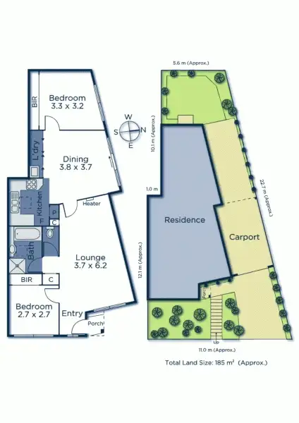 Floorplan of Homely unit listing, 34 Hunter Drive, Blackburn South VIC 3130