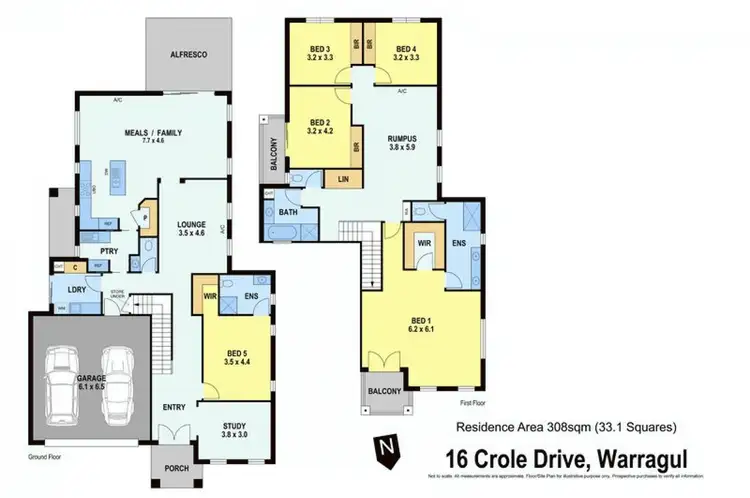 Floorplan of Homely house listing, 16 Crole Drive, Warragul VIC 3820