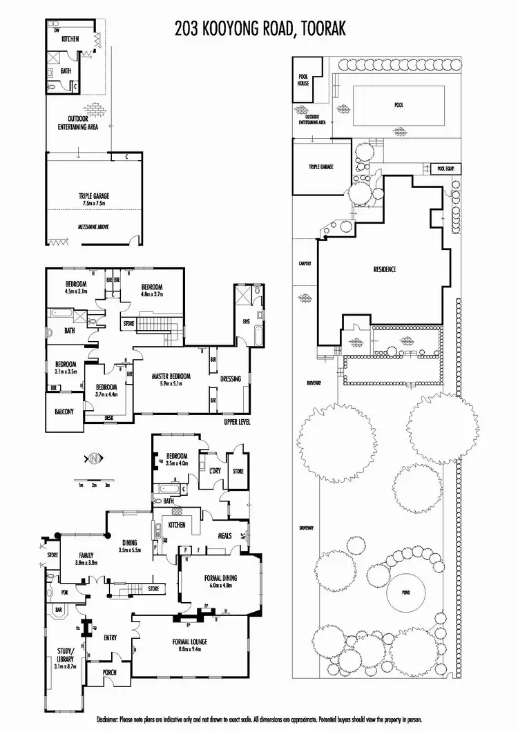 Floorplan of Homely house listing, 203 Kooyong Road, Toorak VIC 3142