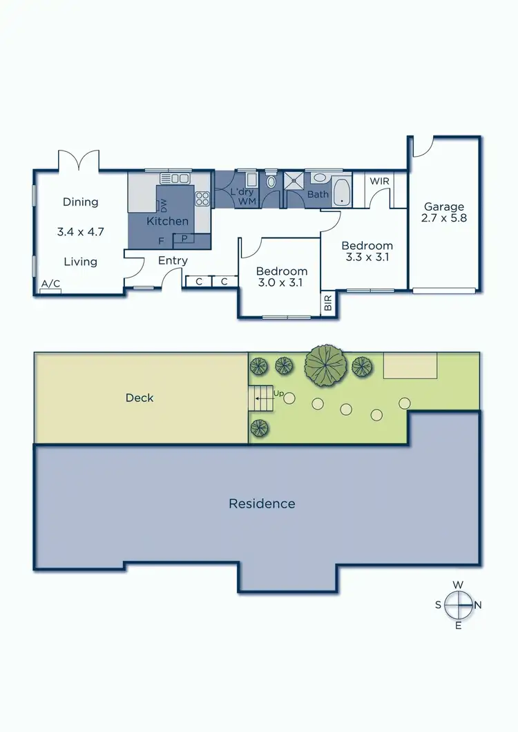 Floorplan of Homely unit listing, 7/25 Thomas Street, Camberwell VIC 3124