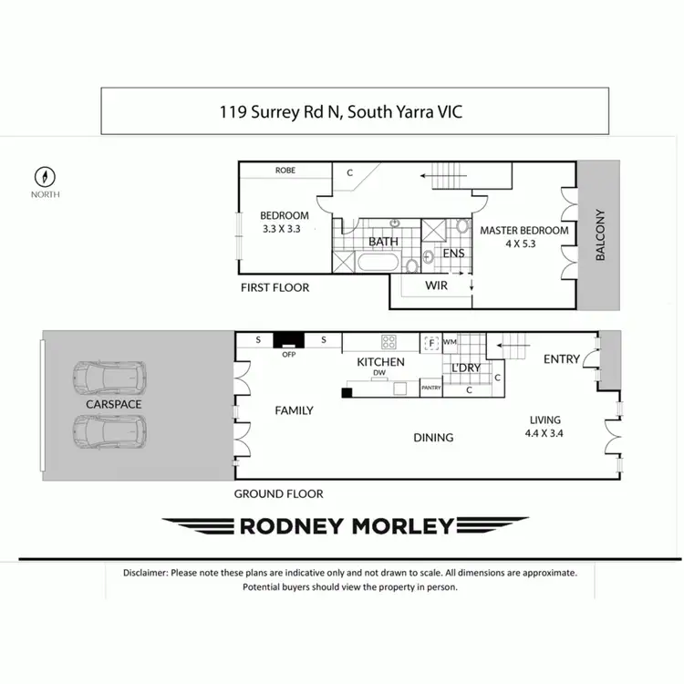 Floorplan of Homely house listing, 119 Surrey Road North, South Yarra VIC 3141