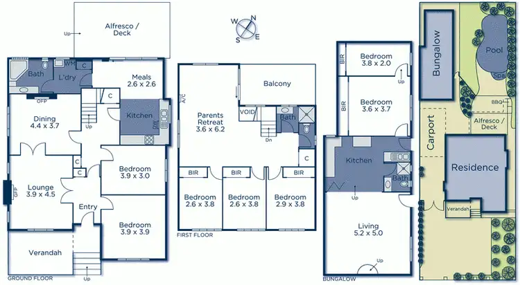 Floorplan of Homely house listing, 97 Gordon Street, Balwyn VIC 3103