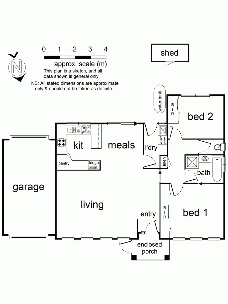 Floorplan of Homely unit listing, Address available on request