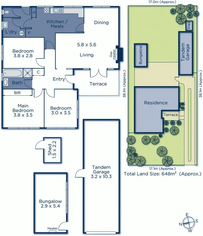Floorplan of Homely house listing, 42 Kerrimuir Street, Box Hill North VIC 3129