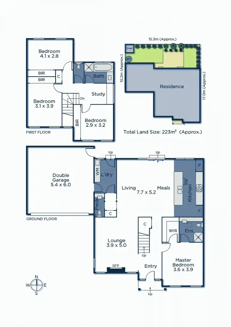 Floorplan of Homely townhouse listing, 2/78 Purches Street, Mitcham VIC 3132