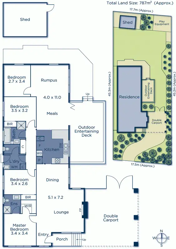 Floorplan of Homely house listing, 49 Barkly Terrace, Mitcham VIC 3132