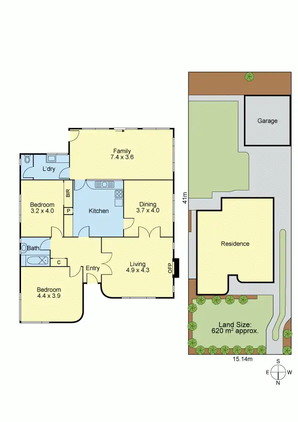 Floorplan of Homely house listing, 42 Liston Street, Glen Iris VIC 3146