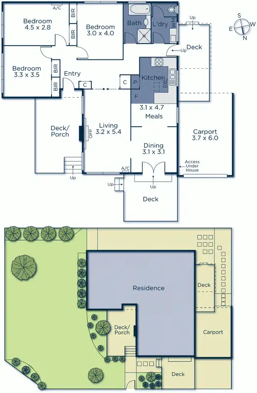 Floorplan of Homely house listing, 74 Orchard Grove, Blackburn South VIC 3130