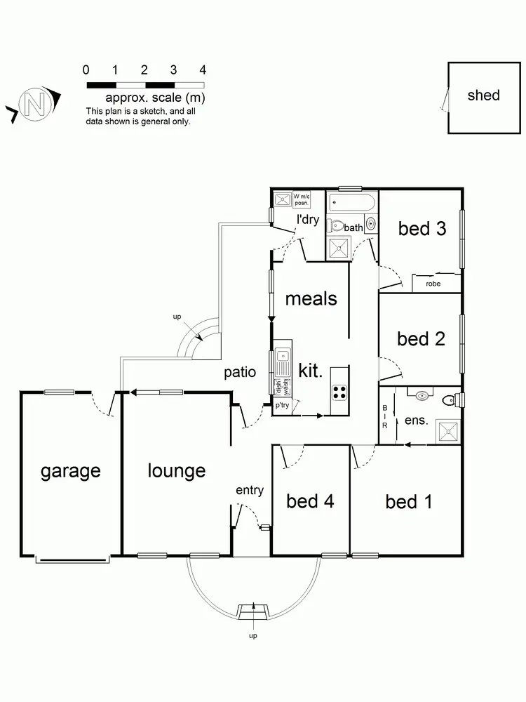 Floorplan of Homely house listing, Address available on request