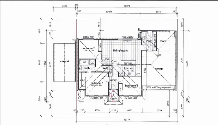 Floorplan of Homely house listing, 28 Edgar Street, Wendouree VIC 3355
