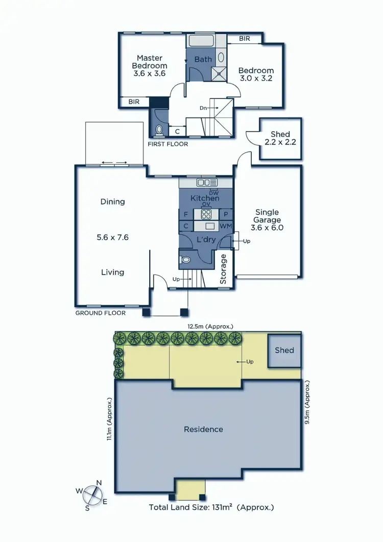 Floorplan of Homely townhouse listing, 2/4 Minna Street, Blackburn VIC 3130