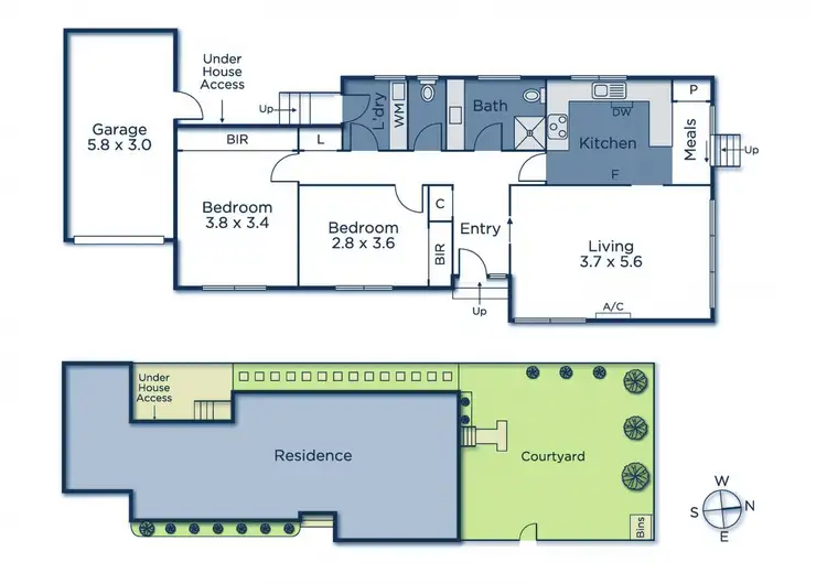 Floorplan of Homely unit listing, 4/2 Callanish Road, Camberwell VIC 3124