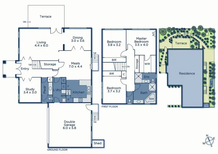 Floorplan of Homely townhouse listing, 4/46 Belgravia Avenue, Mont Albert North VIC 3129