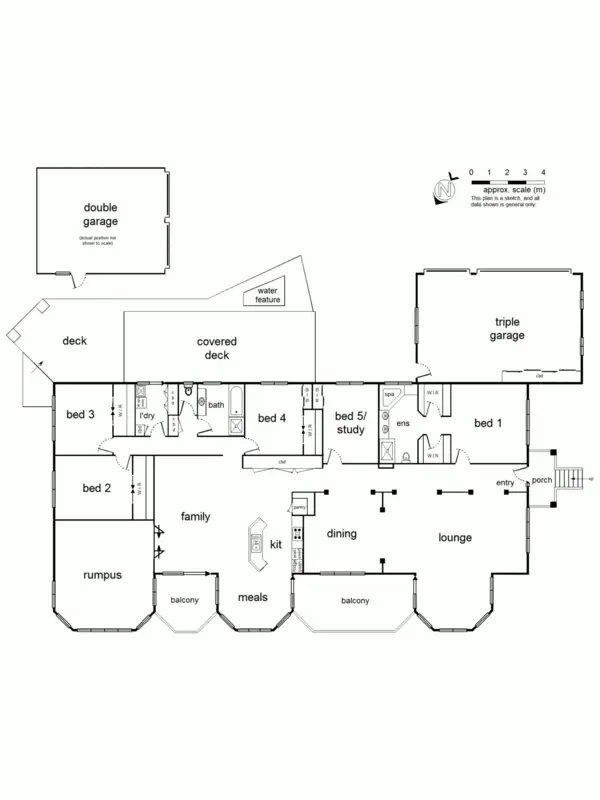 Floorplan of Homely house listing, 4 Yarrabee Rise, Park Orchards VIC 3114