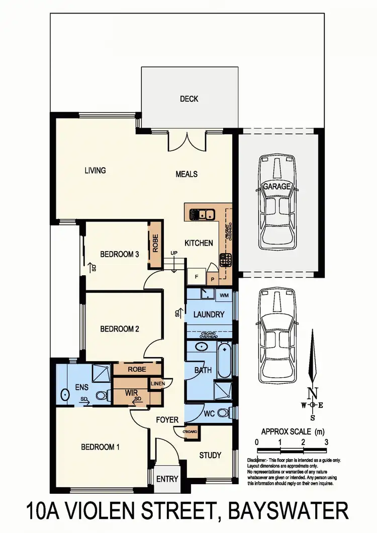 Floorplan of Homely unit listing, 10A Violen Street, Bayswater VIC 3153