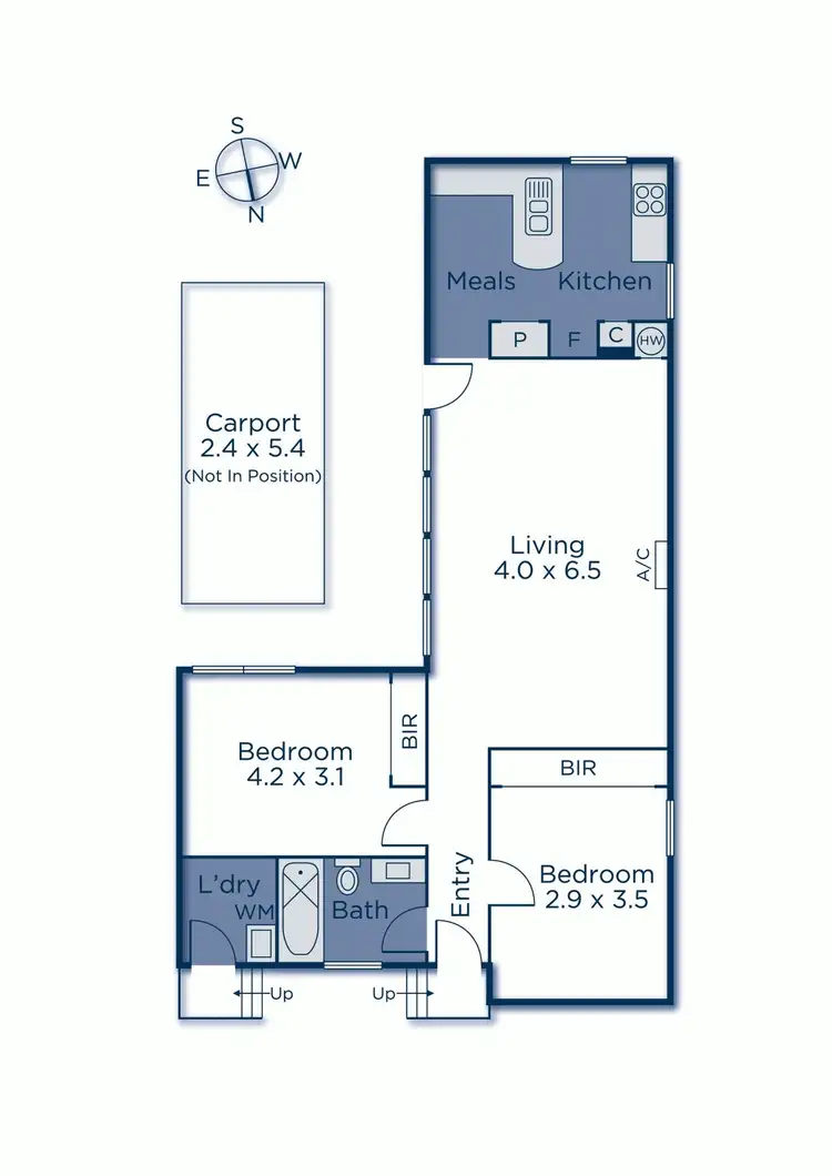 Floorplan of Homely unit listing, 1/8 Cooloongatta Road, Camberwell VIC 3124