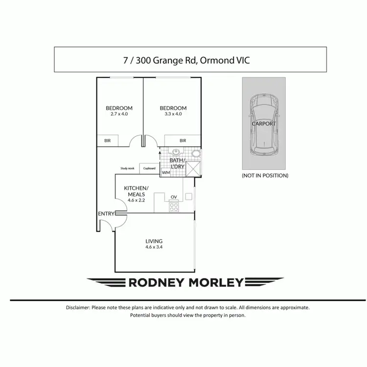 Floorplan of Homely apartment listing, 7/300 Grange Road, Ormond VIC 3204