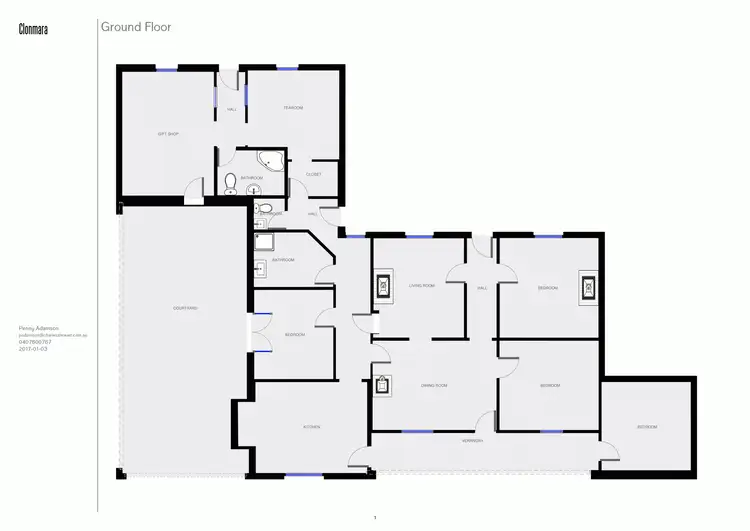 Floorplan of Homely house listing, 106 Princes Highway, Port Fairy VIC 3284